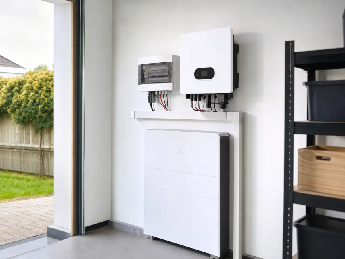 Battery storage installation