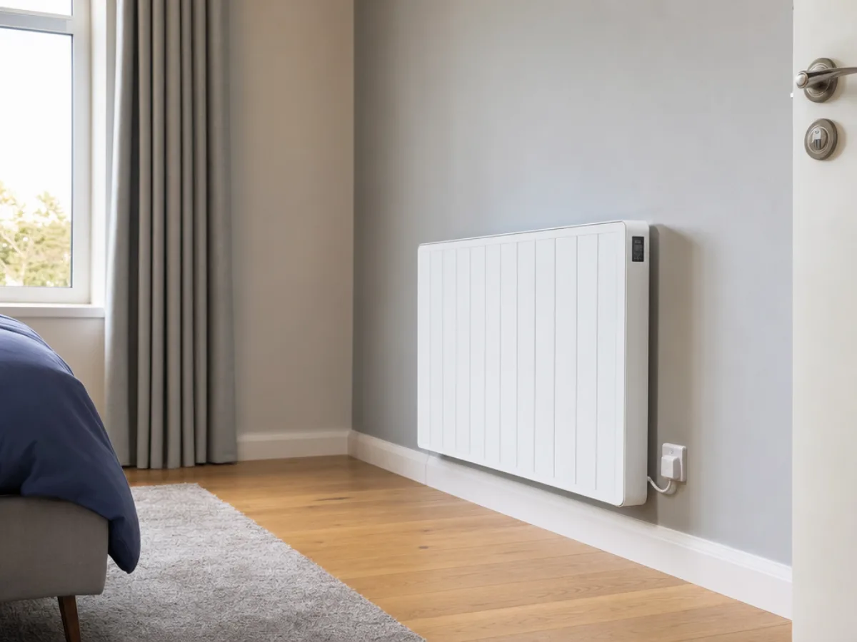 Electric radiator installation