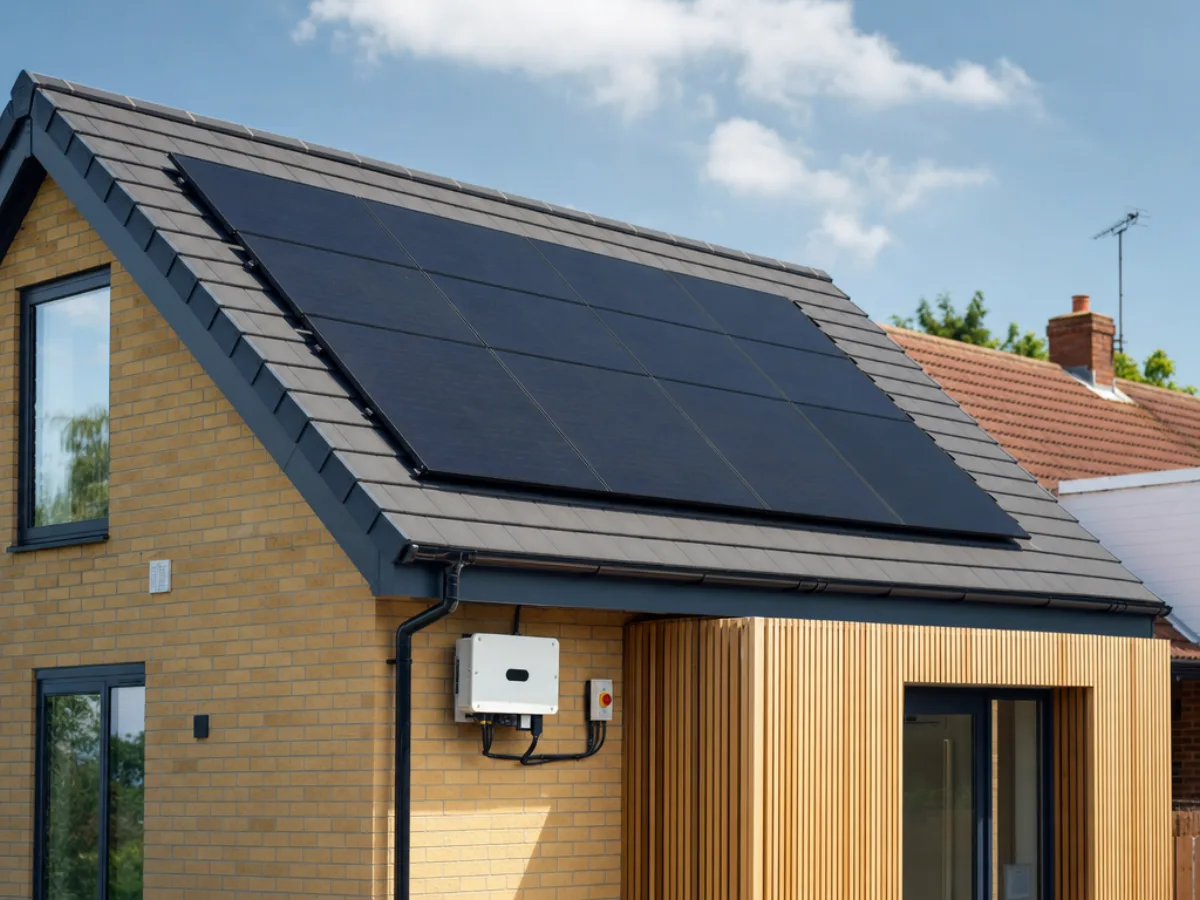 Solar panel installation